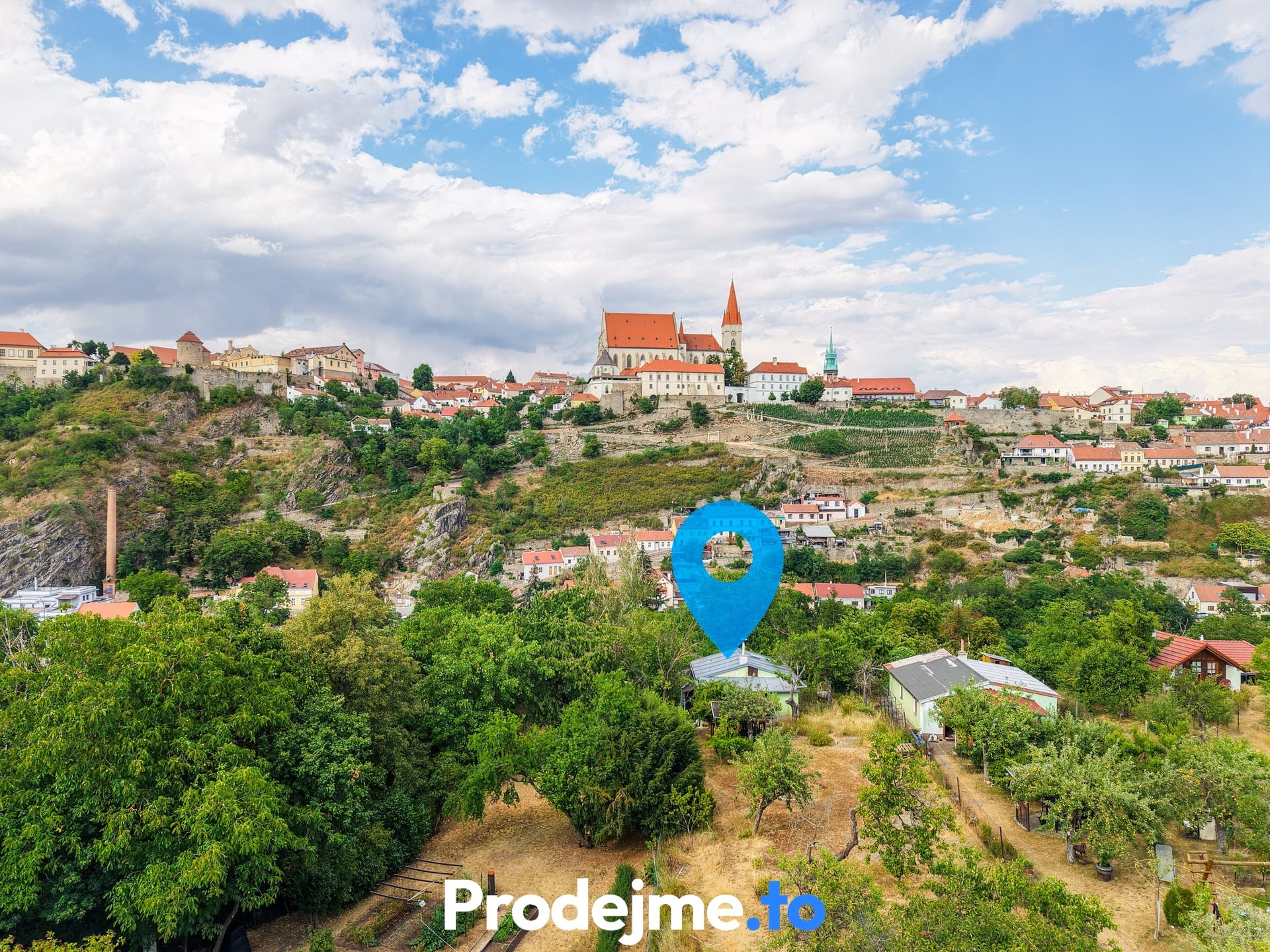 Prodej zahrady 1 586 m², Znojmo Kraví hora
